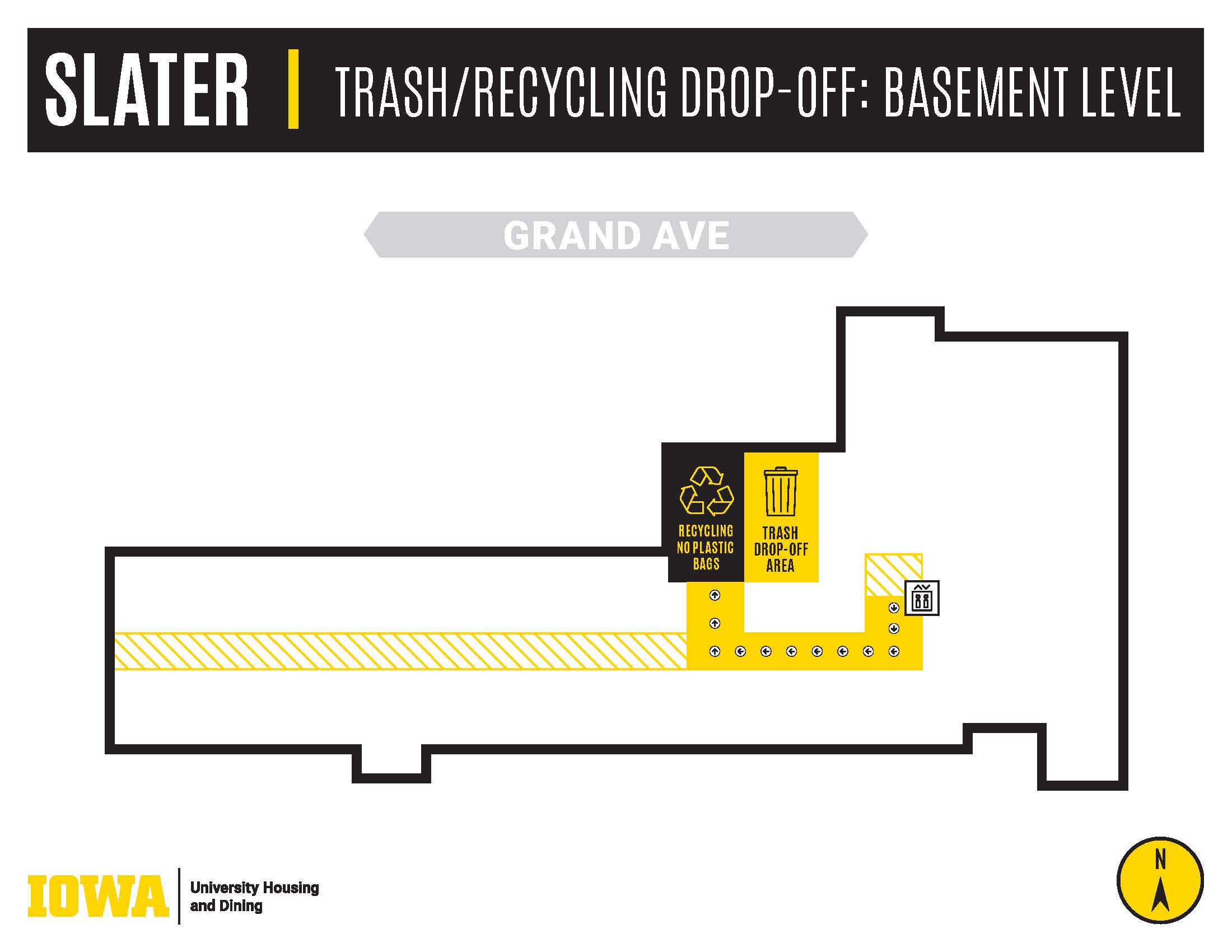 Slater Trash and Recycling Map
