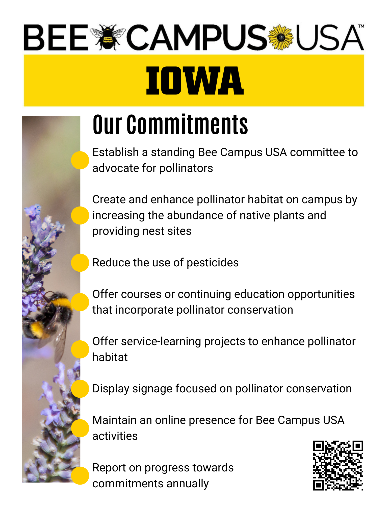 Bee Campus Commitments