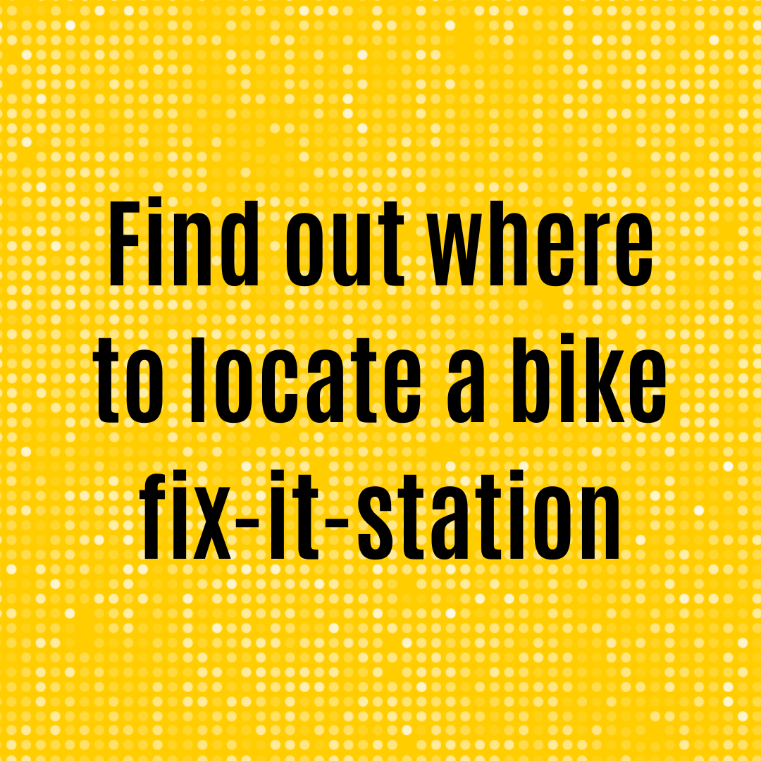 Find where to locate a bike fix-it station