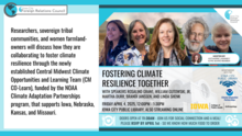 Fostering Climate Resilience Together