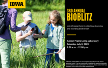 3rd Annual BioBlitz at the Ashton Prairie Living Laboratory