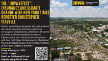 The "Iowa Effect": Insurance and Climate Change with New York Times Reporter Christopher Flavelle