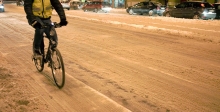 winter biking