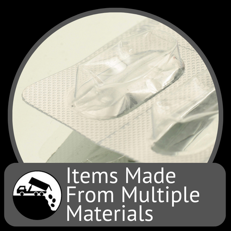 Items Made from Multiple Materials