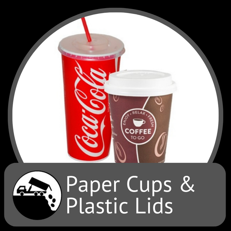 Paper Cups & Plastic Lids