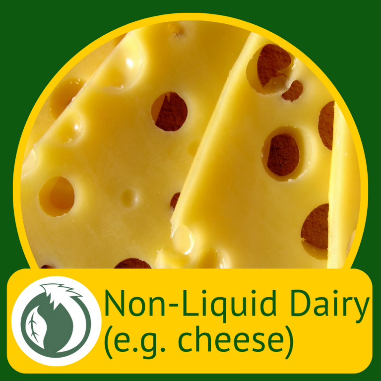 Non-Liquid Dairy (e.g. cheese)