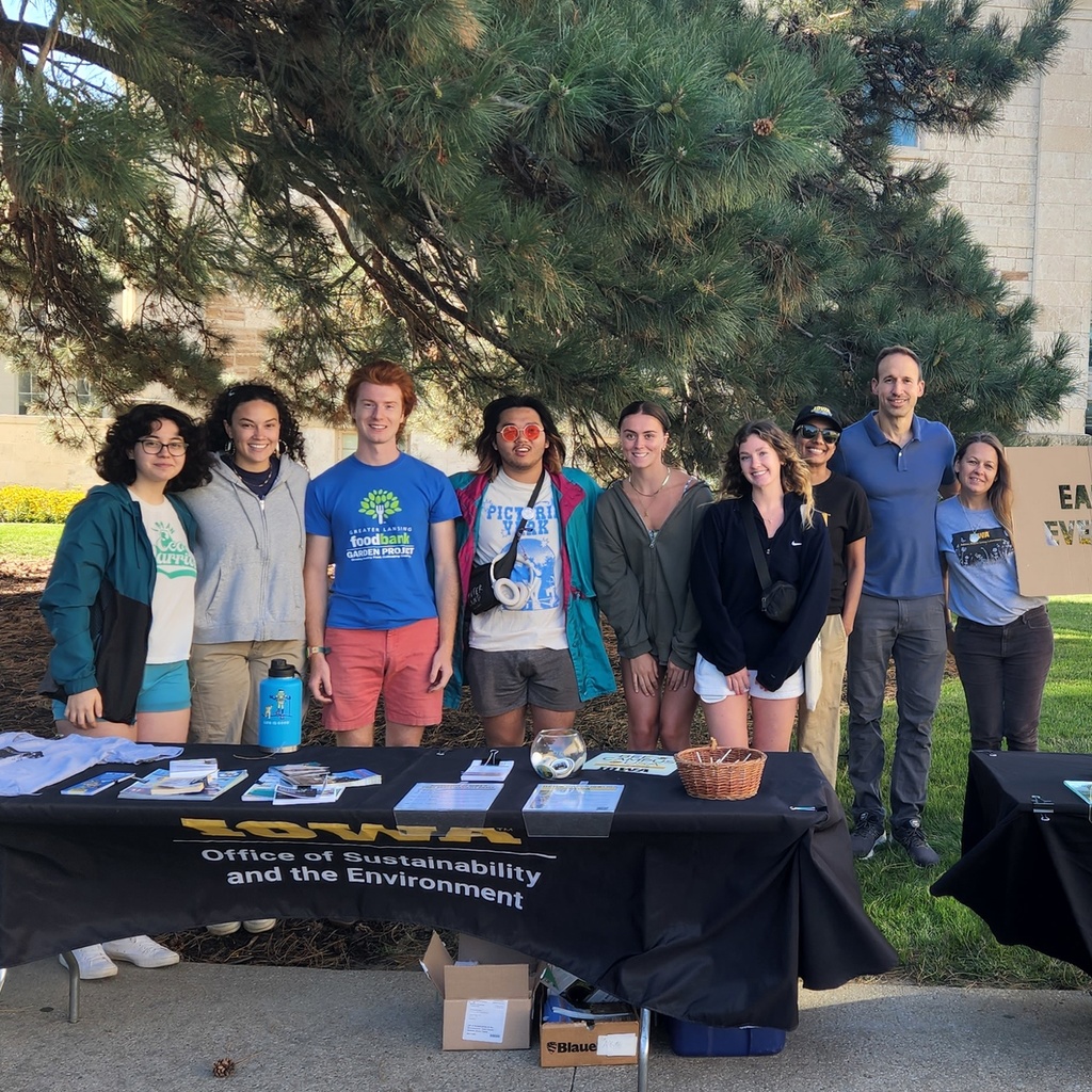 Sustainability and staff and interns at the annual open house
