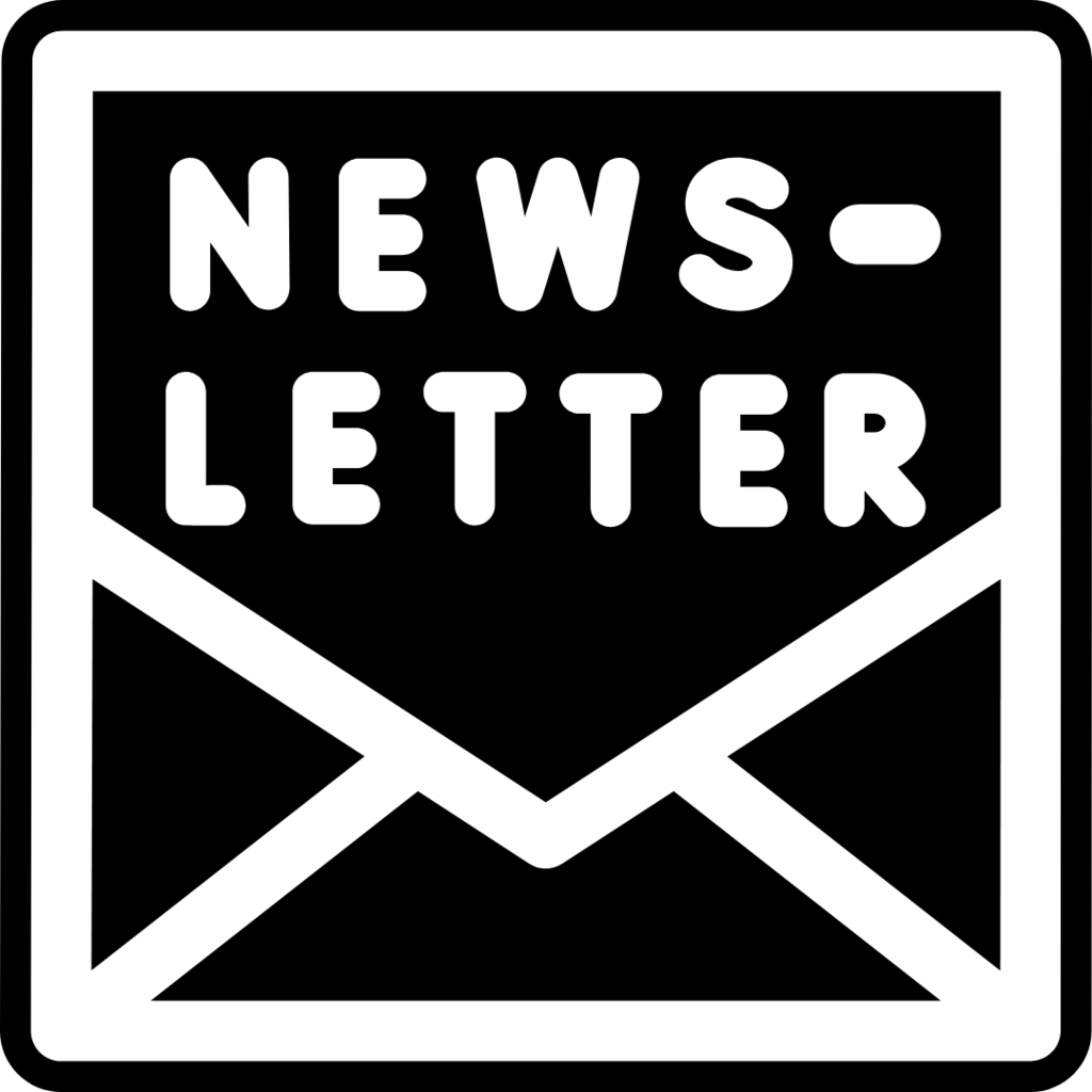 Newsletter logo - black square