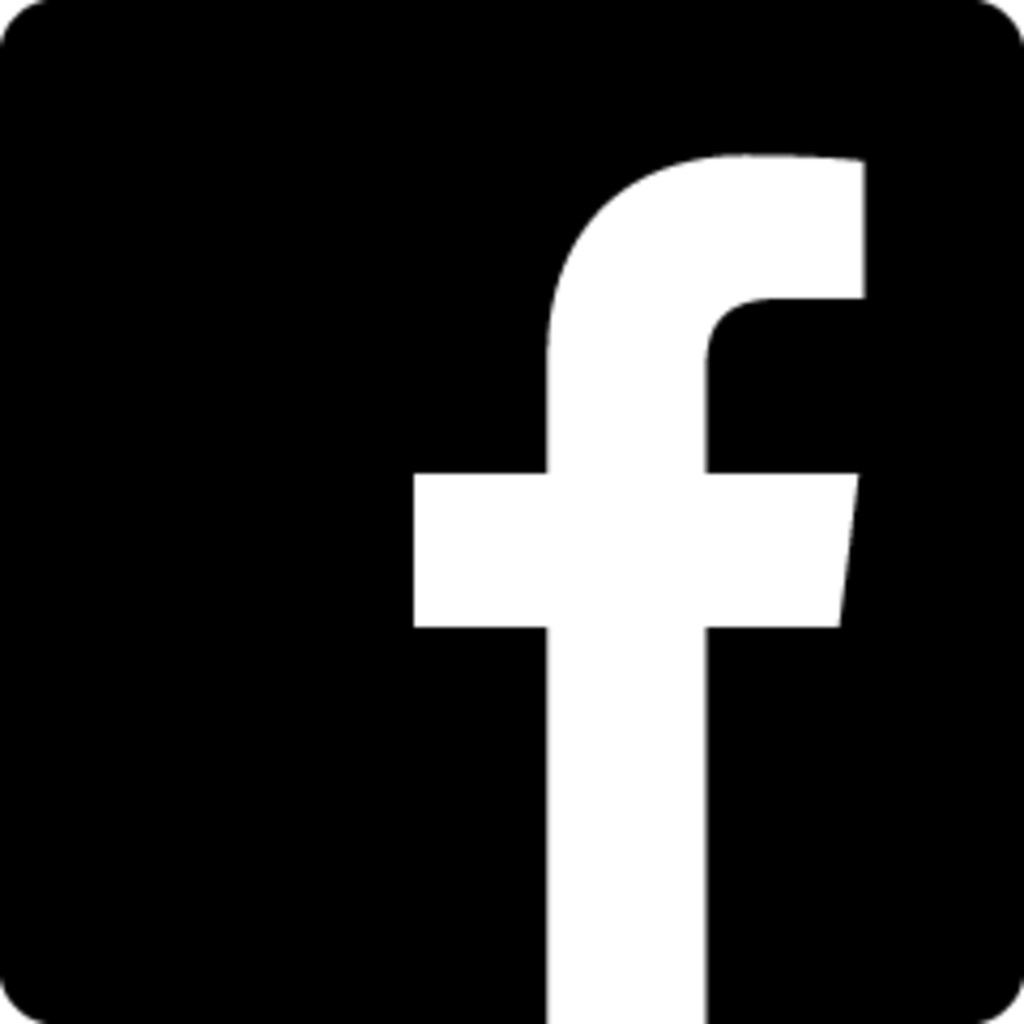 Facebook logo - black square