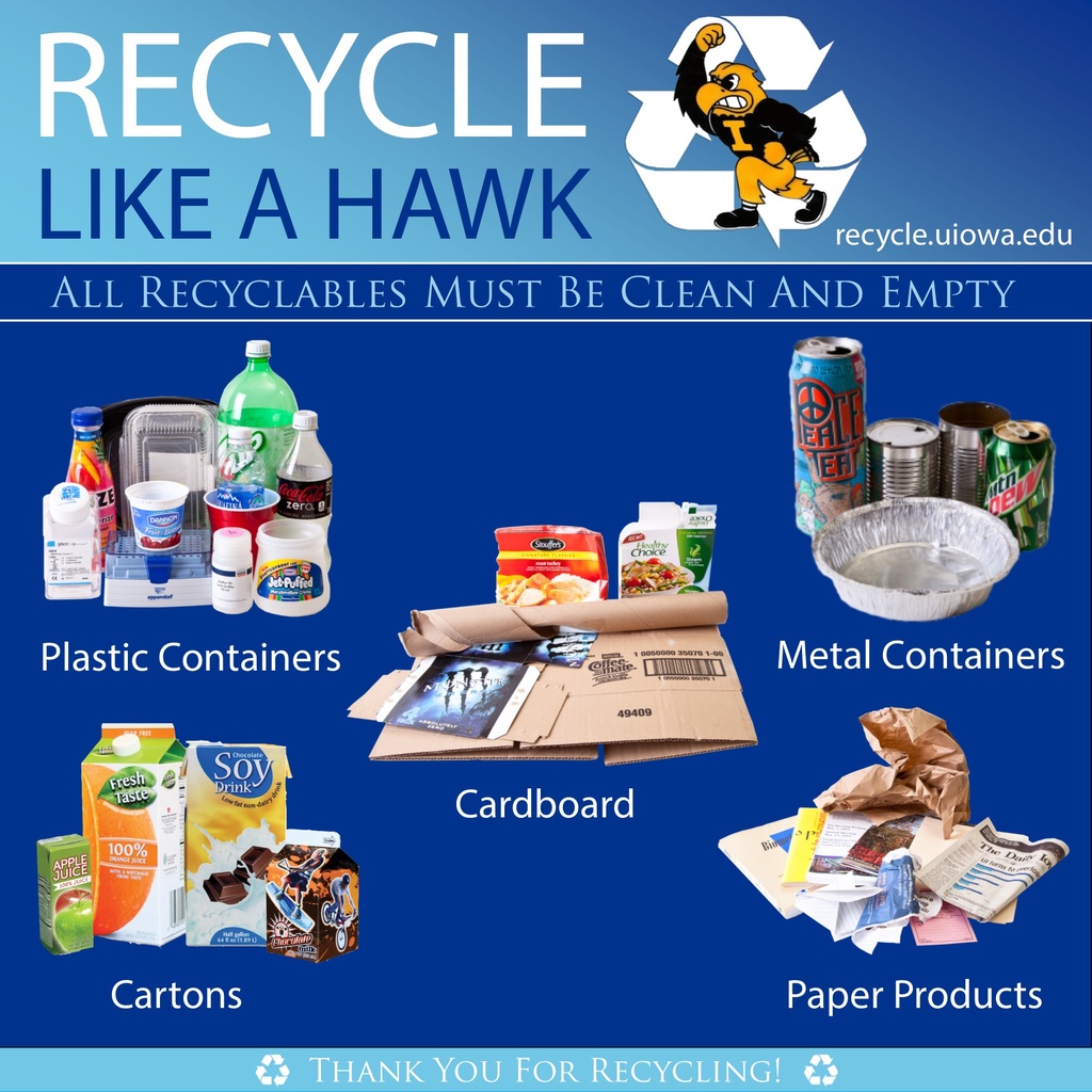 Recycle Like a Hawk square