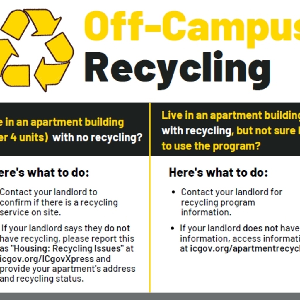 Off-Campus Recycling Flyer