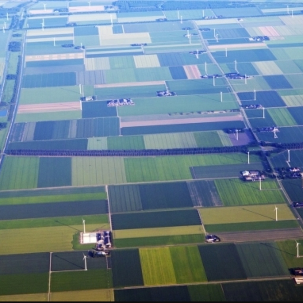 Iowa from a plane