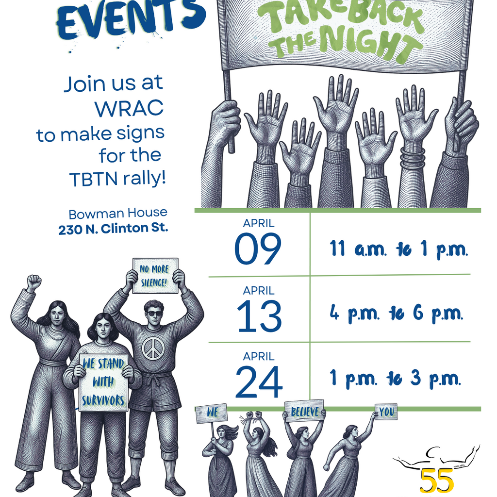 Take Back the Night Sign Making Event promotional image
