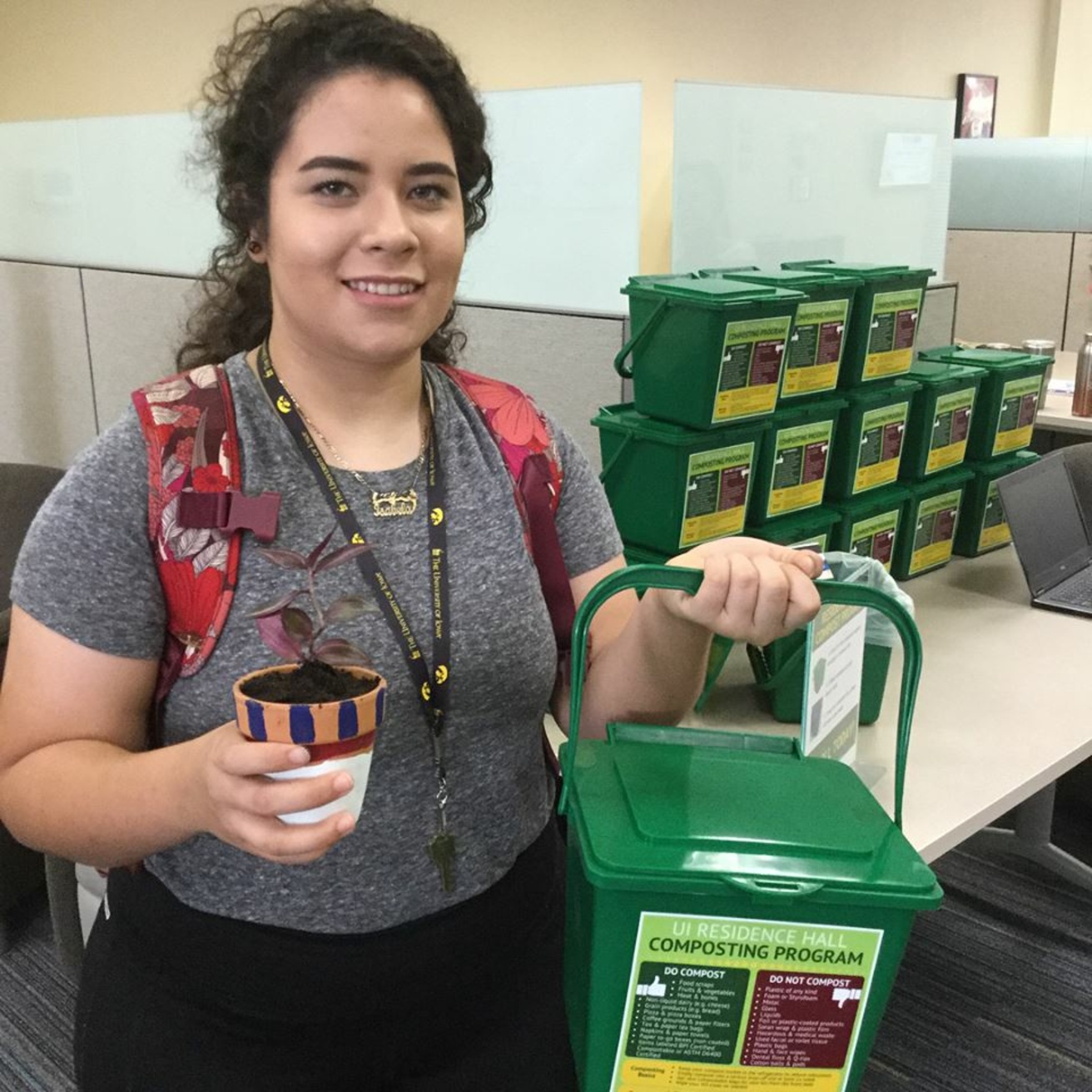 residence hall compost participant