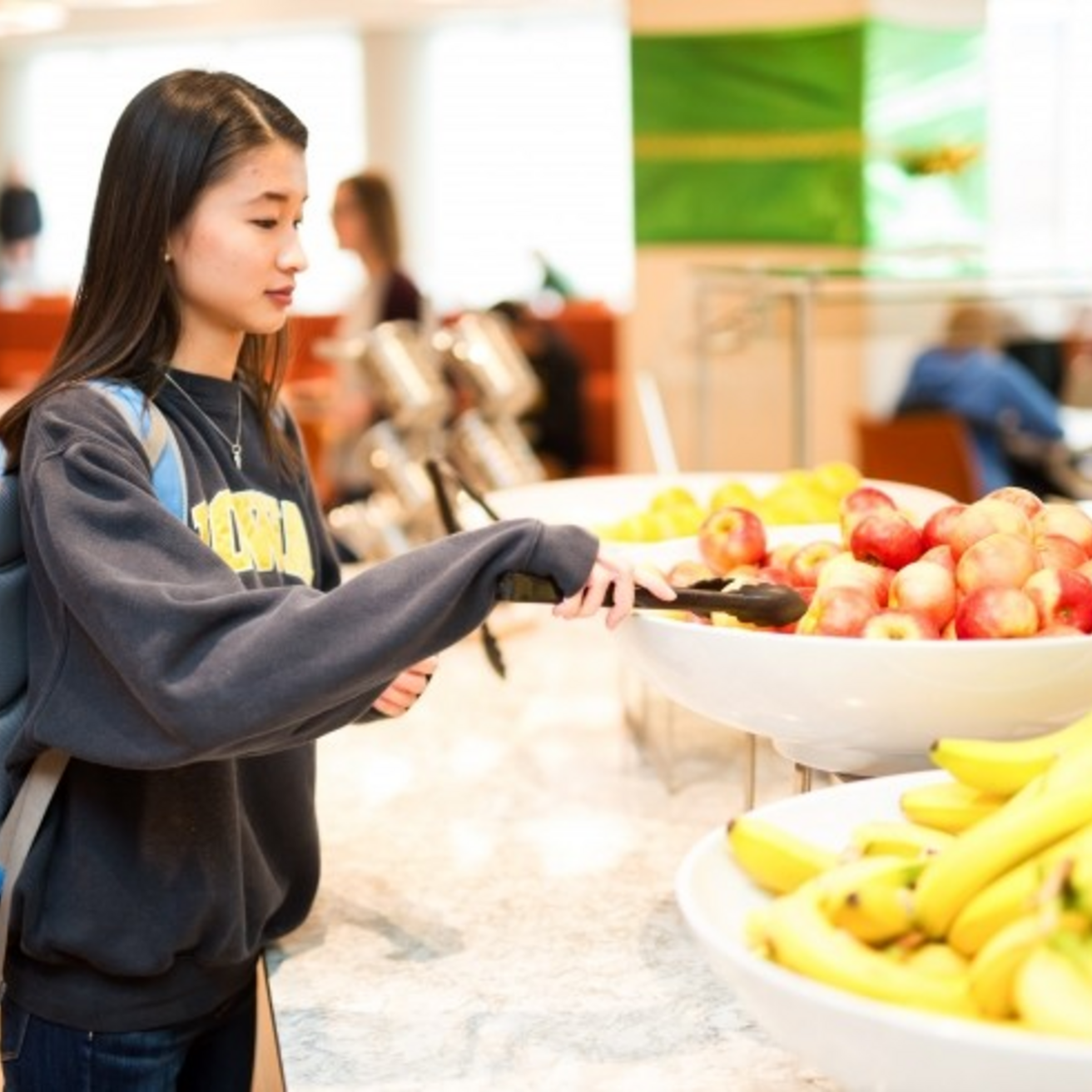 Student at Dining Hall