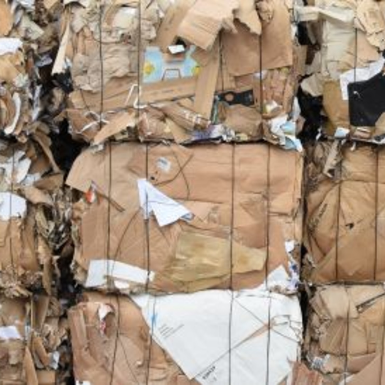 Cardboard bales
