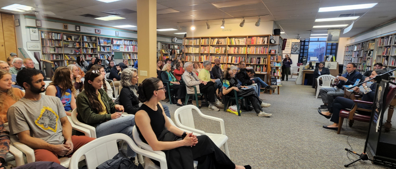 Dr Heidi Roop Visits UI and Prairie Lights for Earth Day