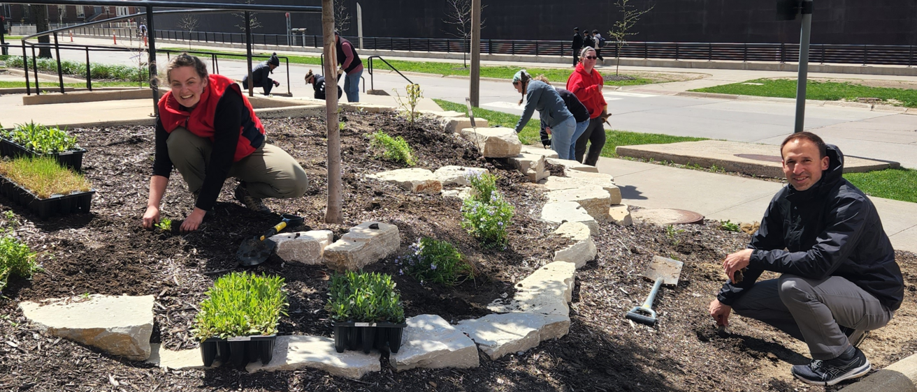 New Pollinator Gardens and Student Perspectives
