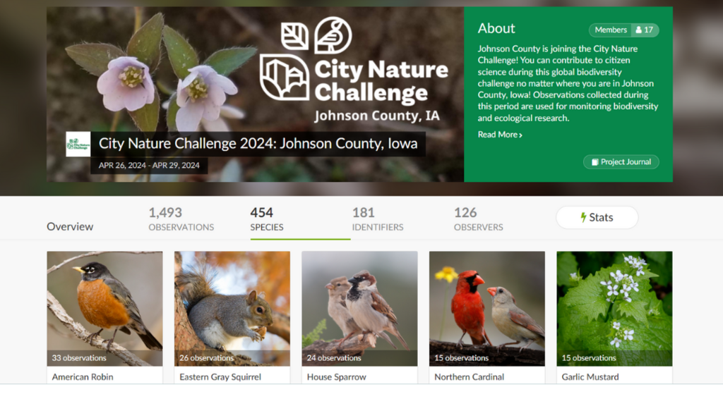 Johnson County Contributes to Record-Breaking Global BioBlitz
