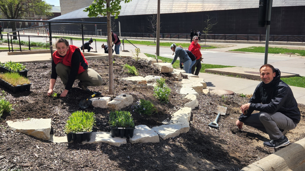 New Pollinator Gardens and Student Perspectives