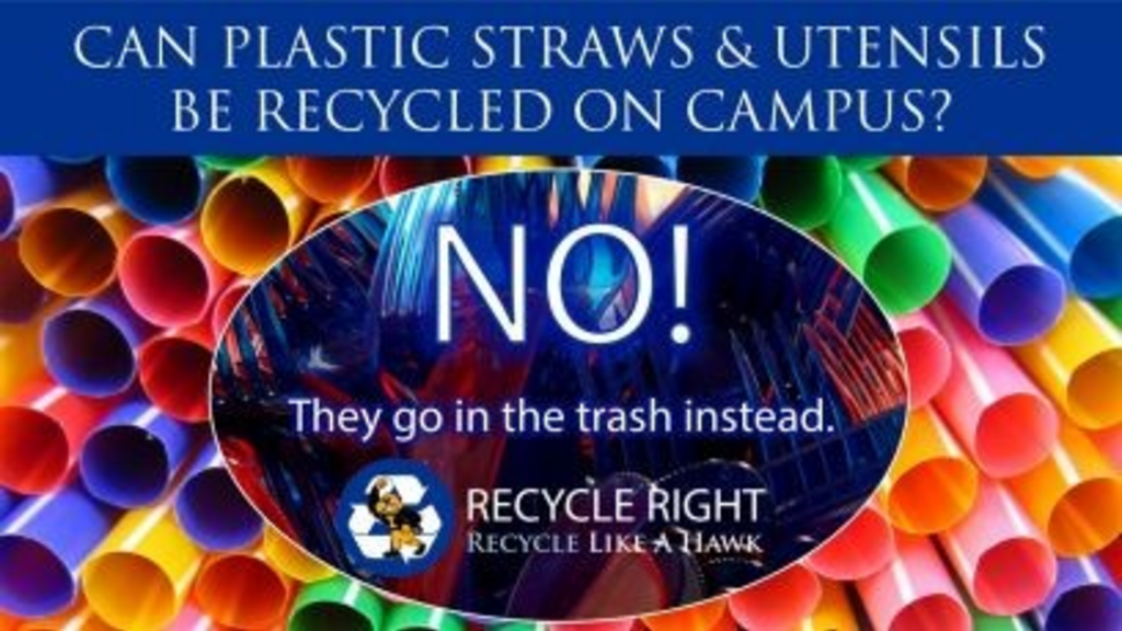 Plastic Straws and Utensils Graphic Image