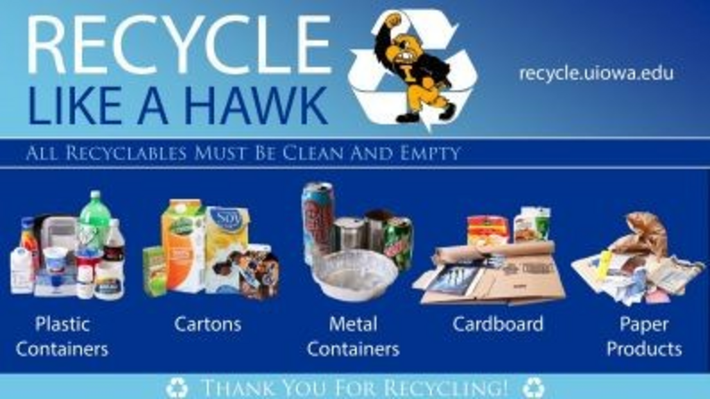 Recycle Like a Hawk Graphic Image