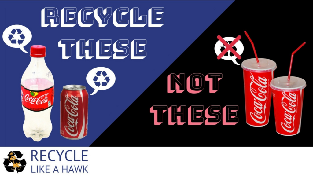 Recycle These Drink Containers Graphic Image