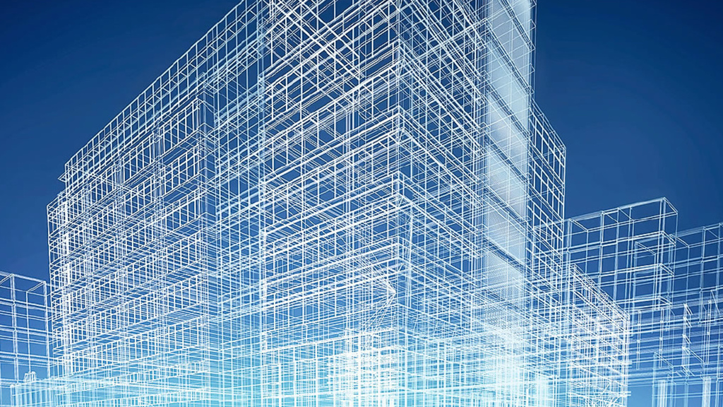 computer program showing a 3d building rendering