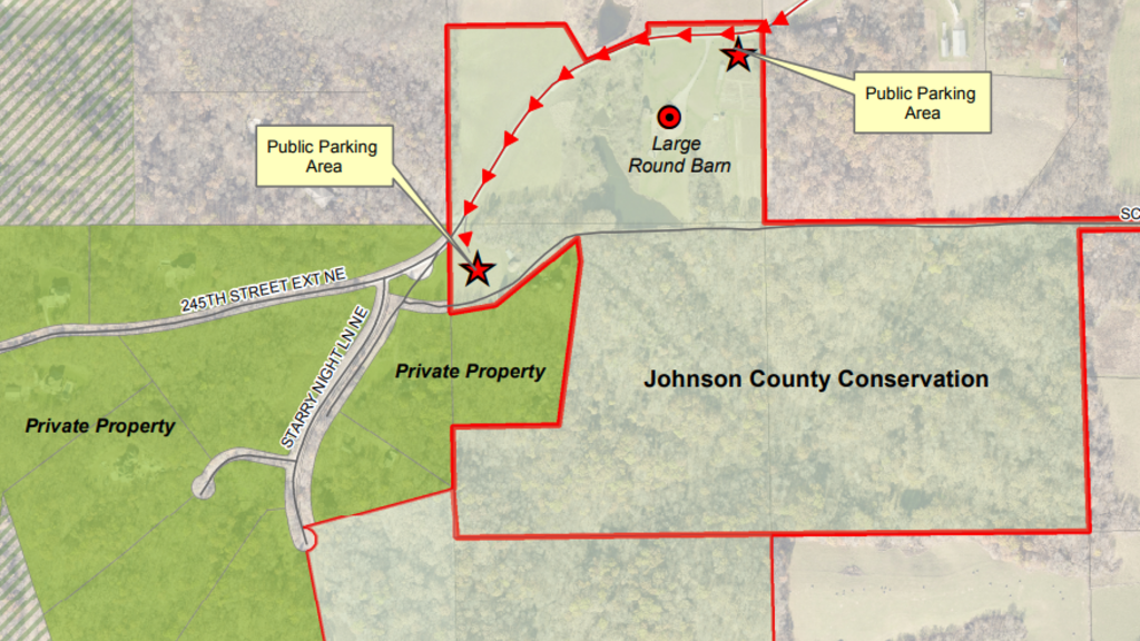 Maps of Johnson County Conservation areas